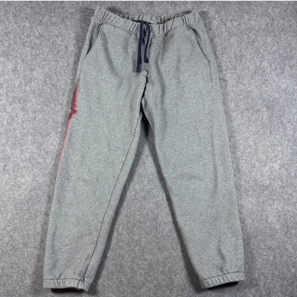 Patagonia Pants Mens Small Grey Mahnya Fleece Joggers Organic Cotton Stripe